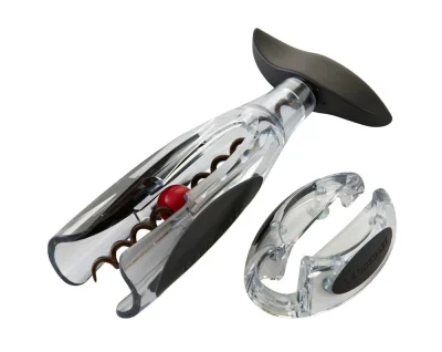 Le Creuset Activ-Ball GS-200 Korkenzieher Transparent mit Kapselabschneider