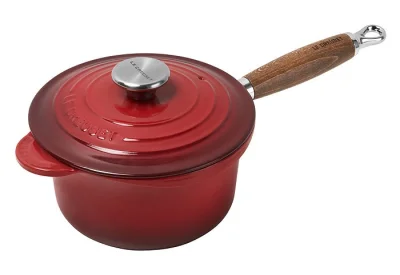 Le Creuset Profitopf mit Holzgriff Gusseisen Kirschrot 18cm